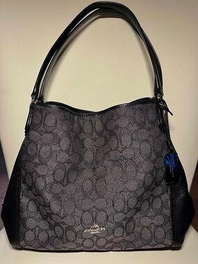 Authentic COACH Edie 31 Signature Jacquard Bag - Original Receipt and Dust Cover